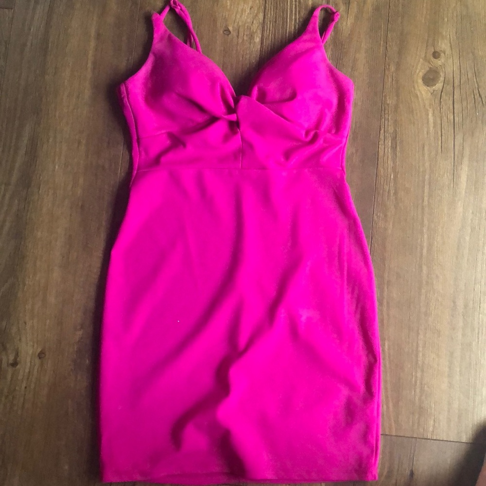 pink bodycon dress